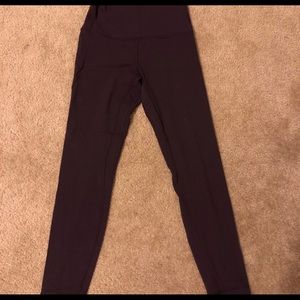 Lululemon align pant II black cherry size 6!